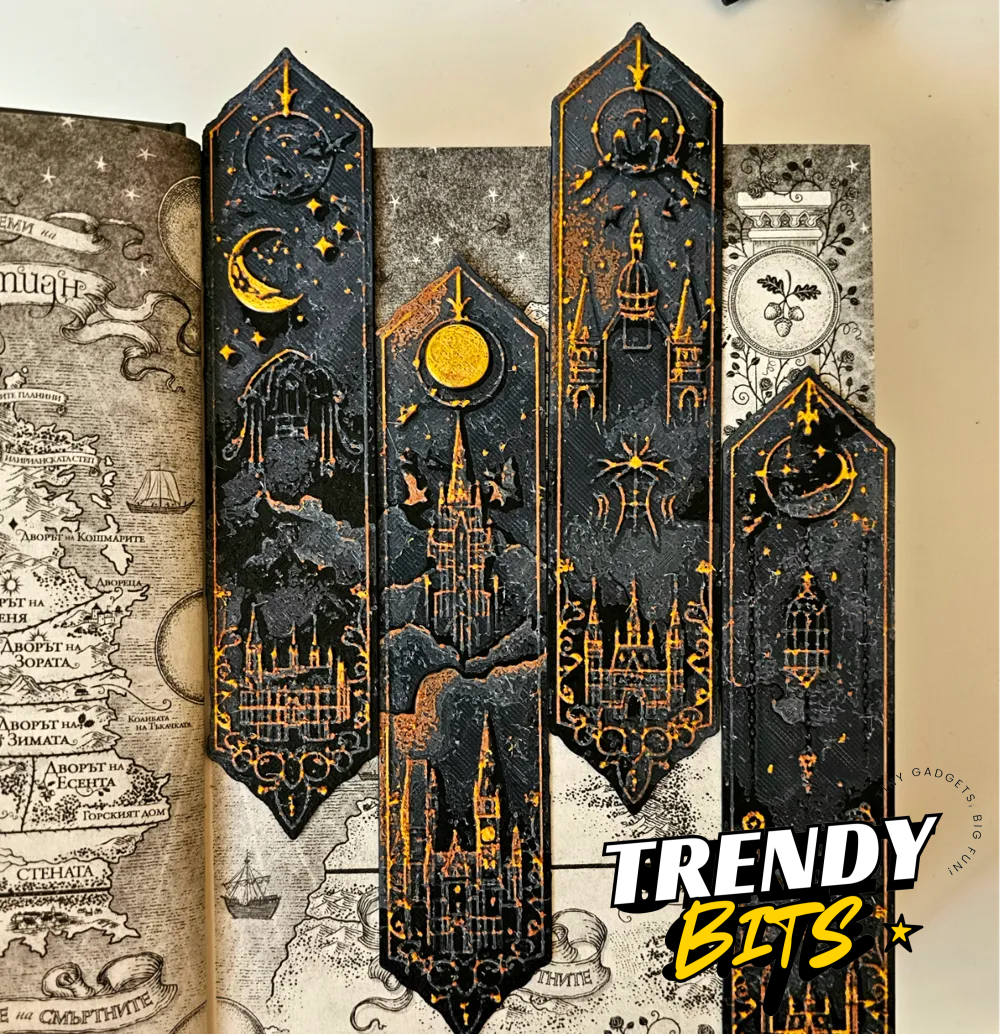 Hogwarts- Bookmarks Set inspired by Harry Potter