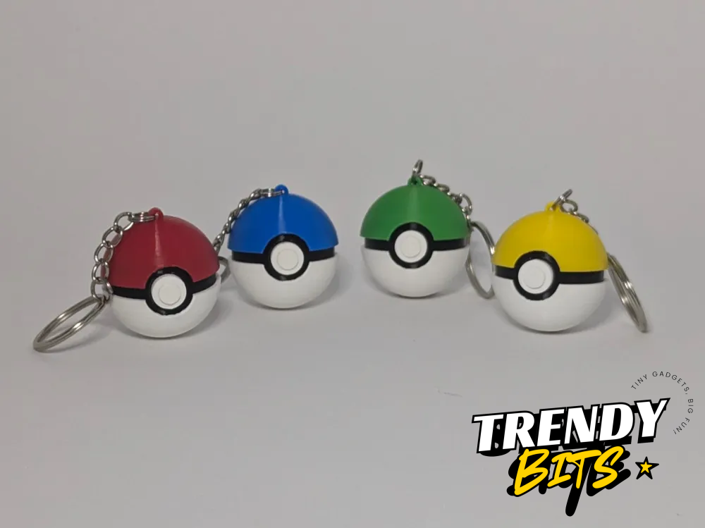 Mini Pokeball Keychain
