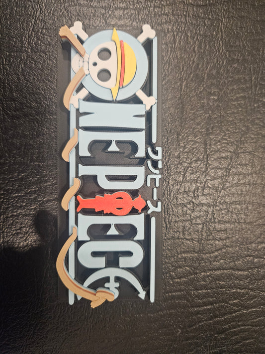 One Piece Logo Display Sign