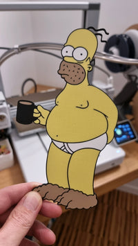 Homer Simpson Morning Mood Figure