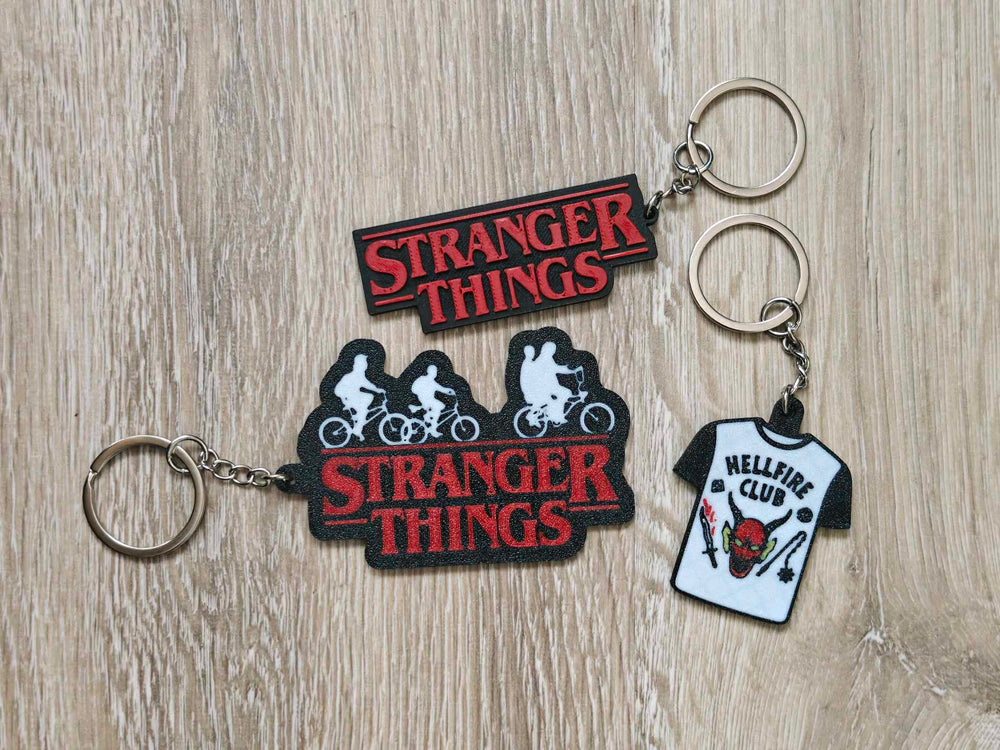 Stranger Things Logo Keychain