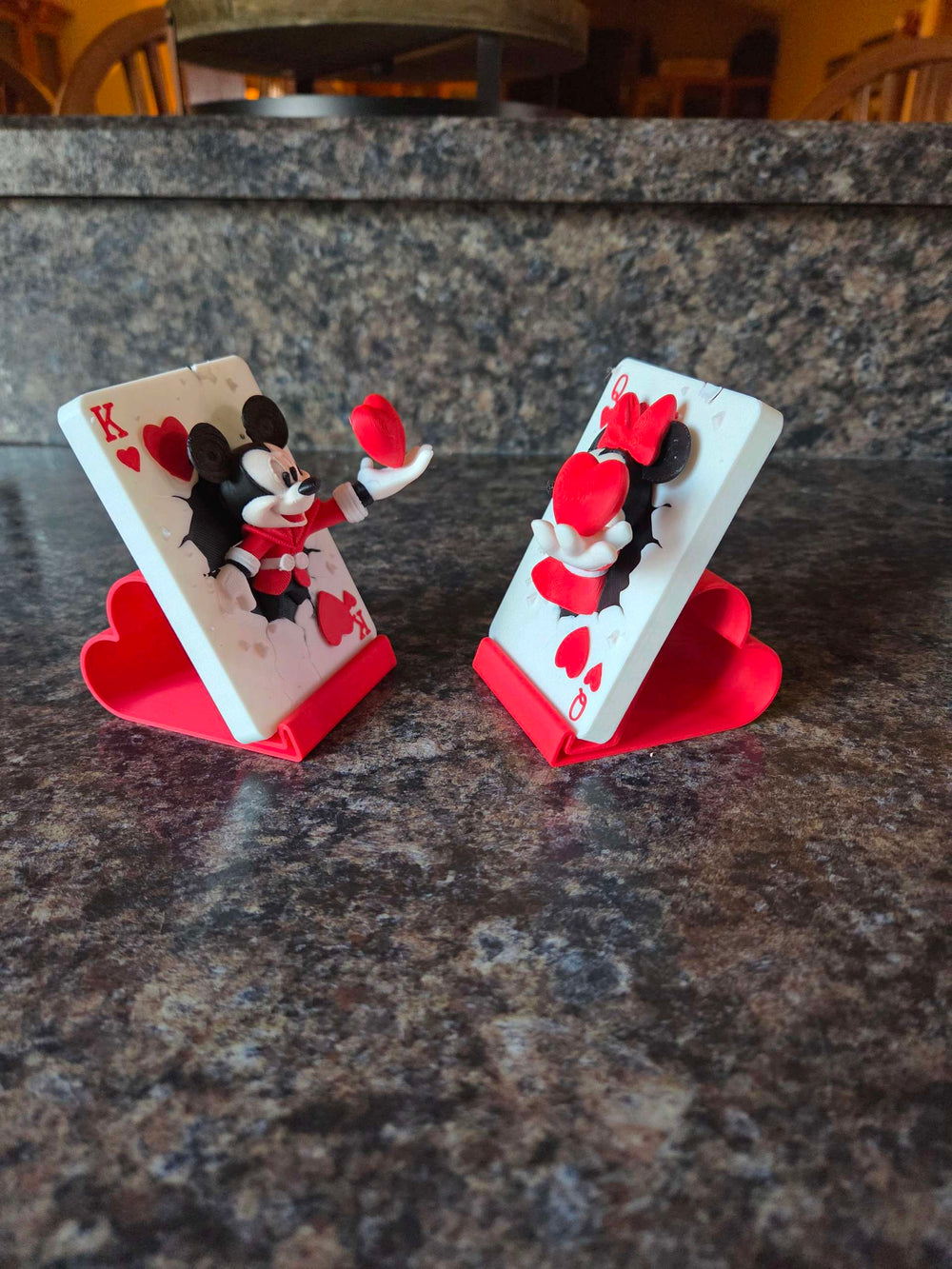 Mickey “King of Hearts” Card Figure