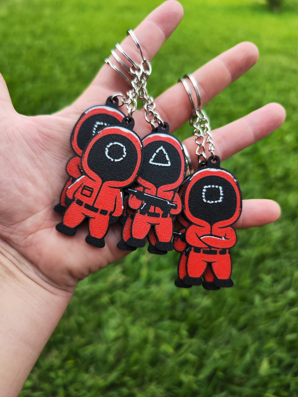 Squid Game Guard Keychains
