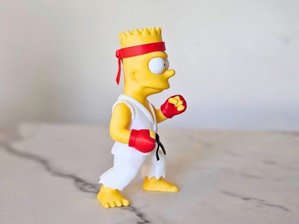 Bart Simpson Fighter Figure