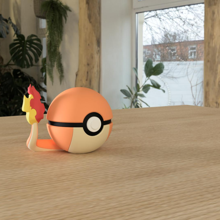 Charmander Pokeball Figure