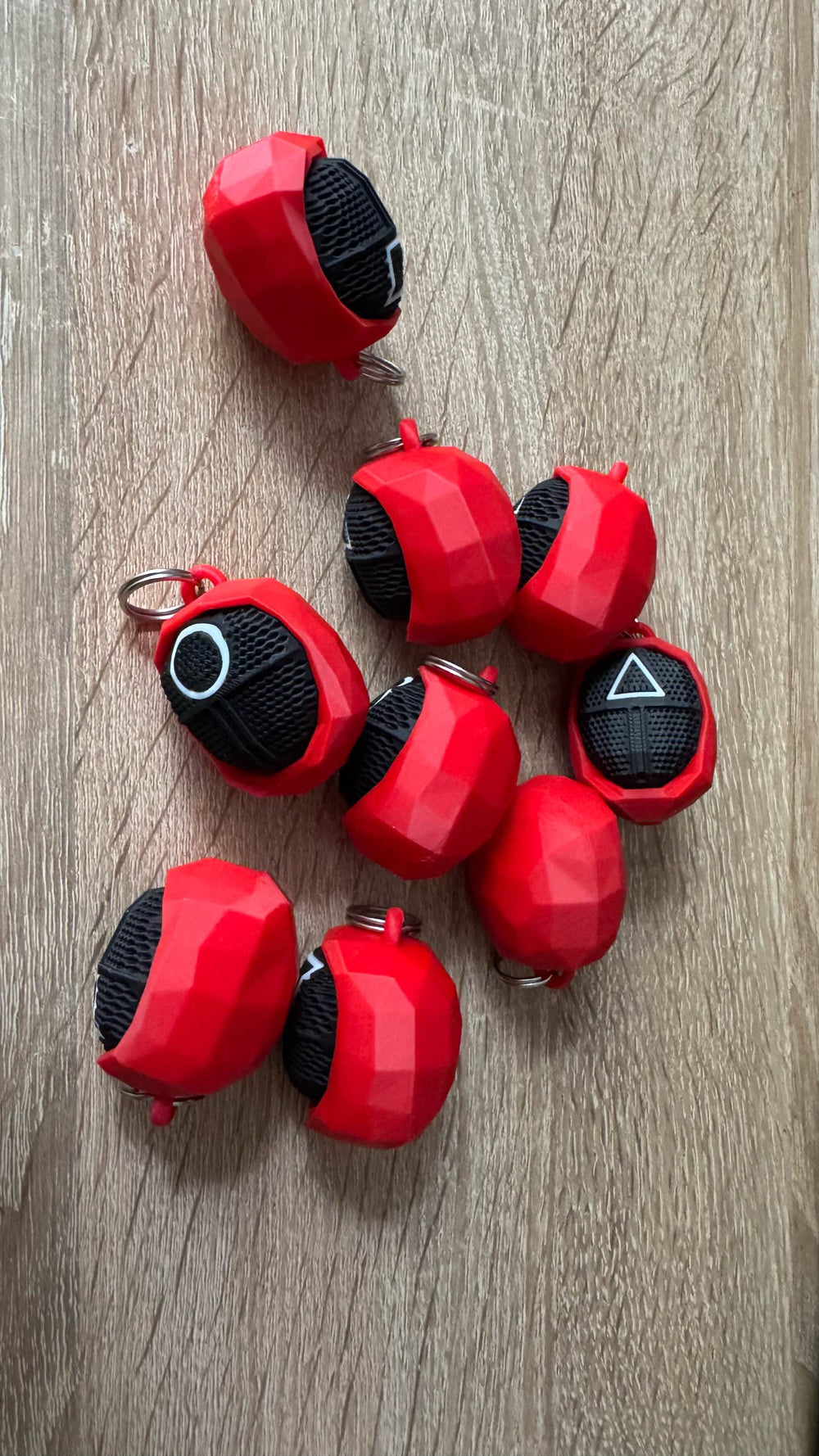 Squid Game Mask Keychains