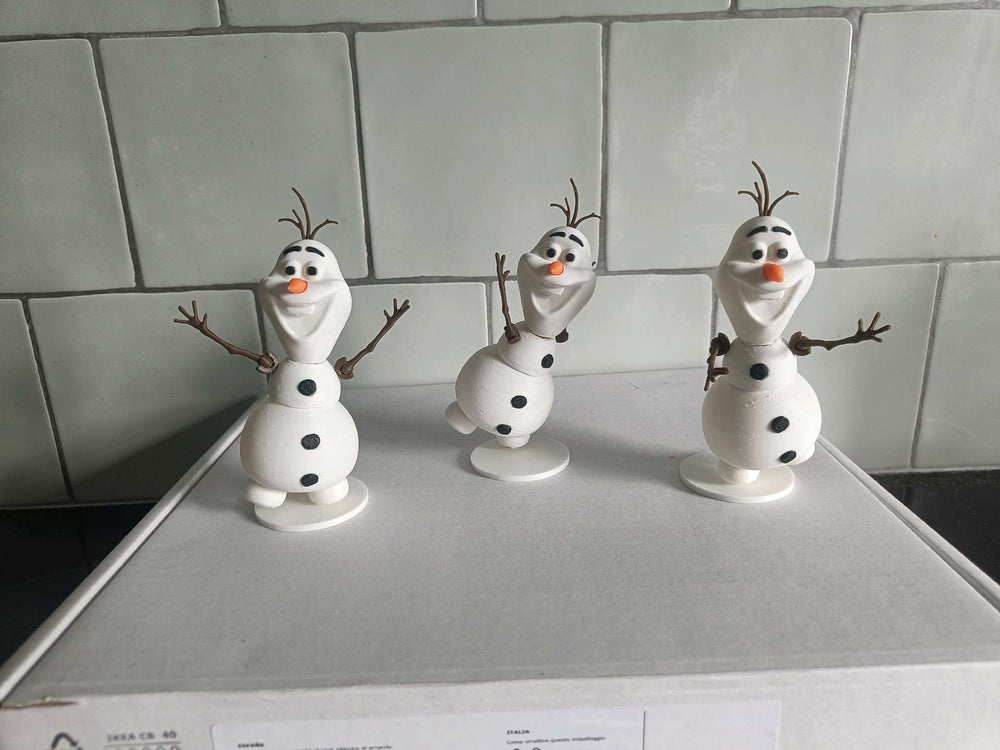 Articulated Olaf | Poseable Snowman Figure