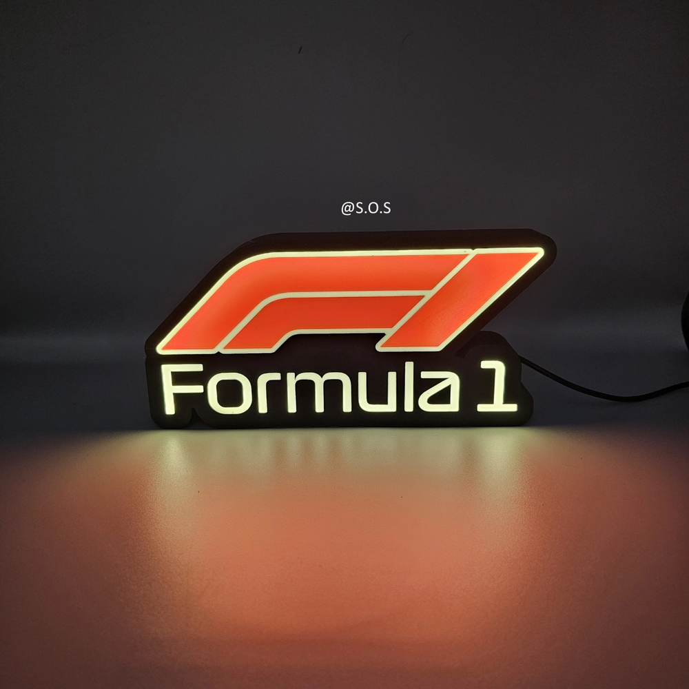 Formula 1 Logo Lamp