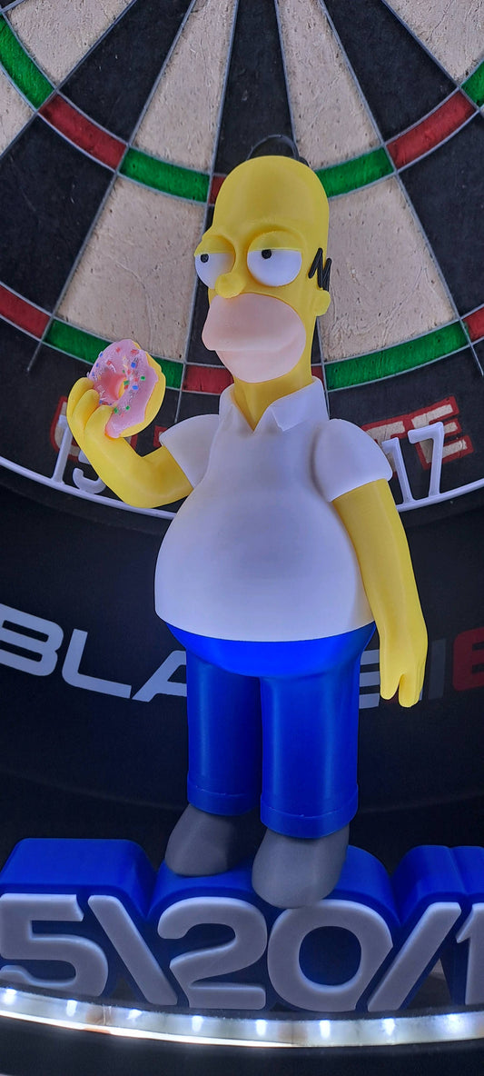 Homer Simpson Donut Mood Figure