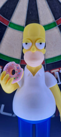 Homer Simpson Donut Mood Figure