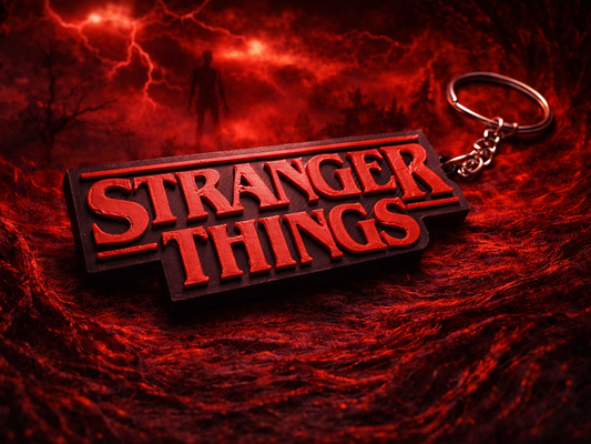 Stranger Things Logo Keychain