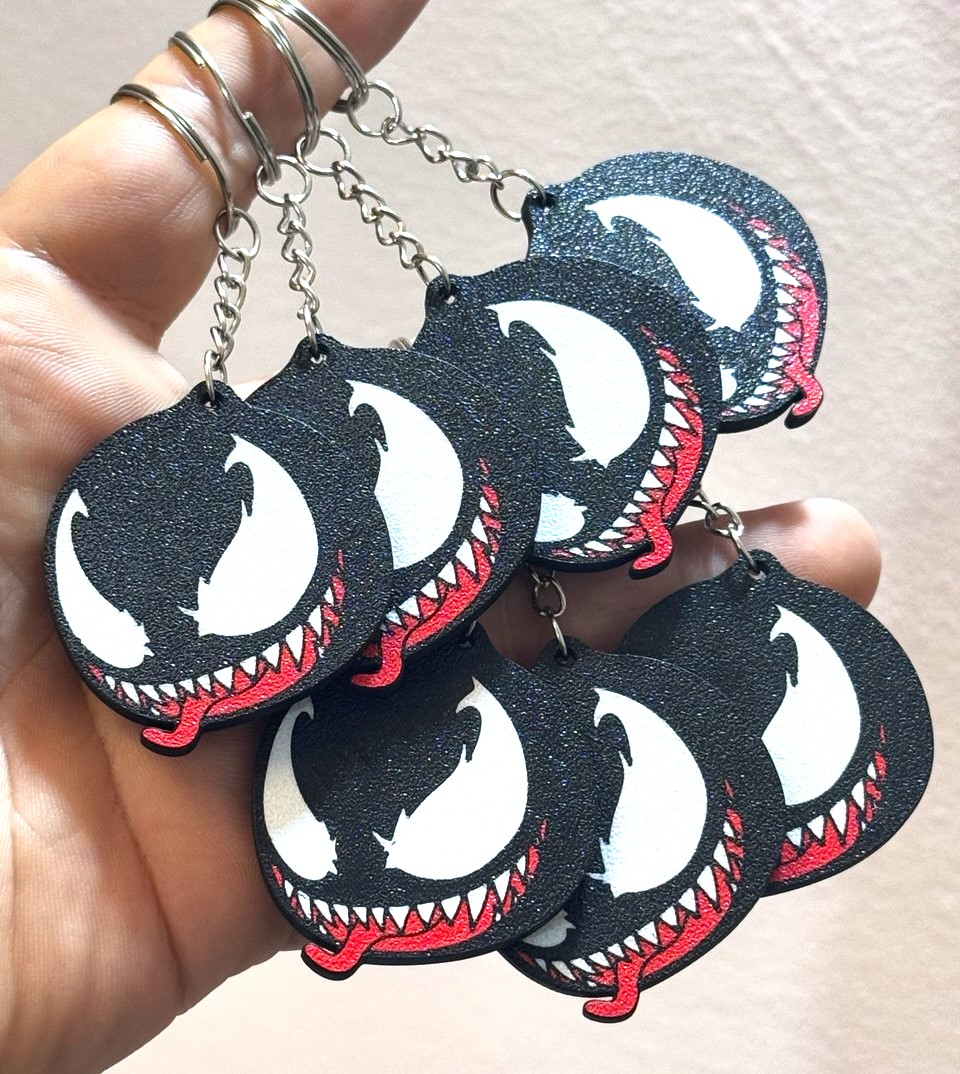 Venom Keychain