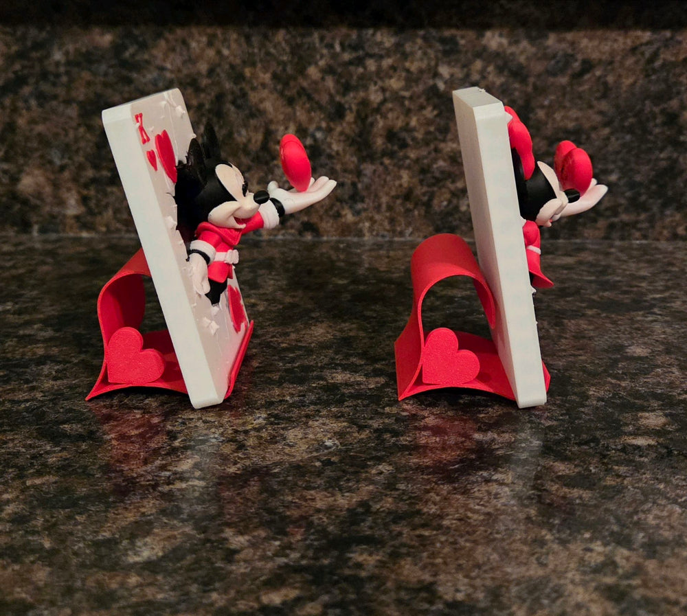 Mickey “King of Hearts” Card Figure