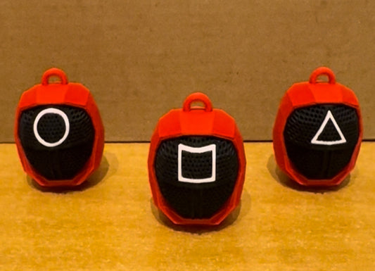 Squid Game Mask Keychains