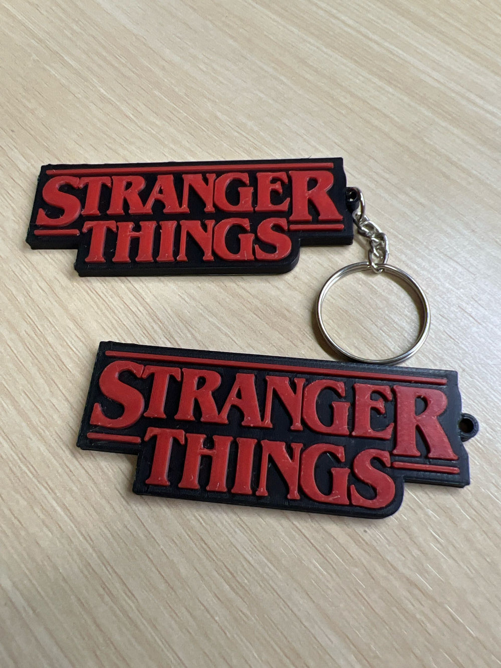 Stranger Things Logo Keychain