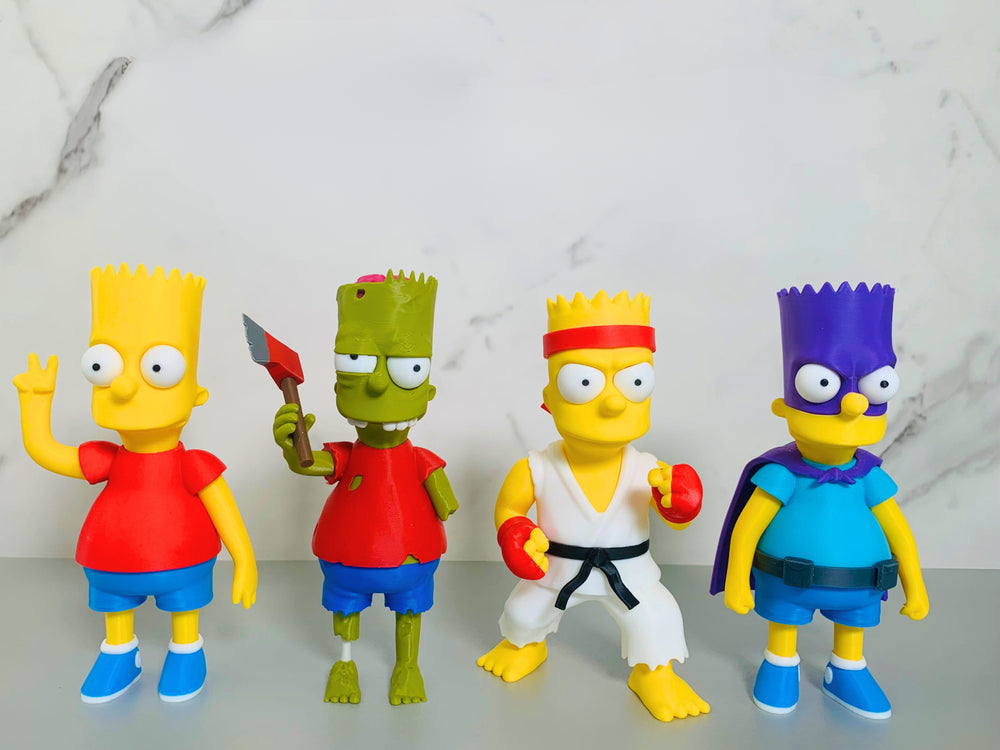 Bart Simpson Fighter Figure