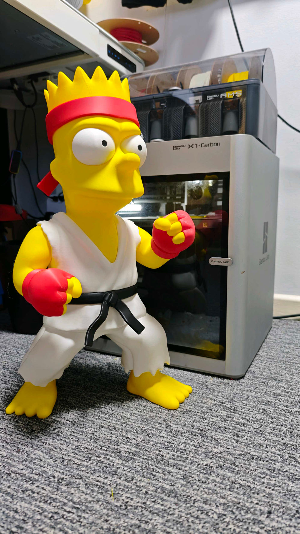 Bart Simpson Fighter Figure