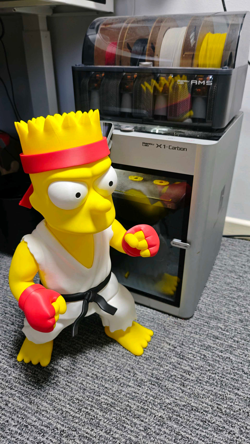 Bart Simpson Fighter Figure