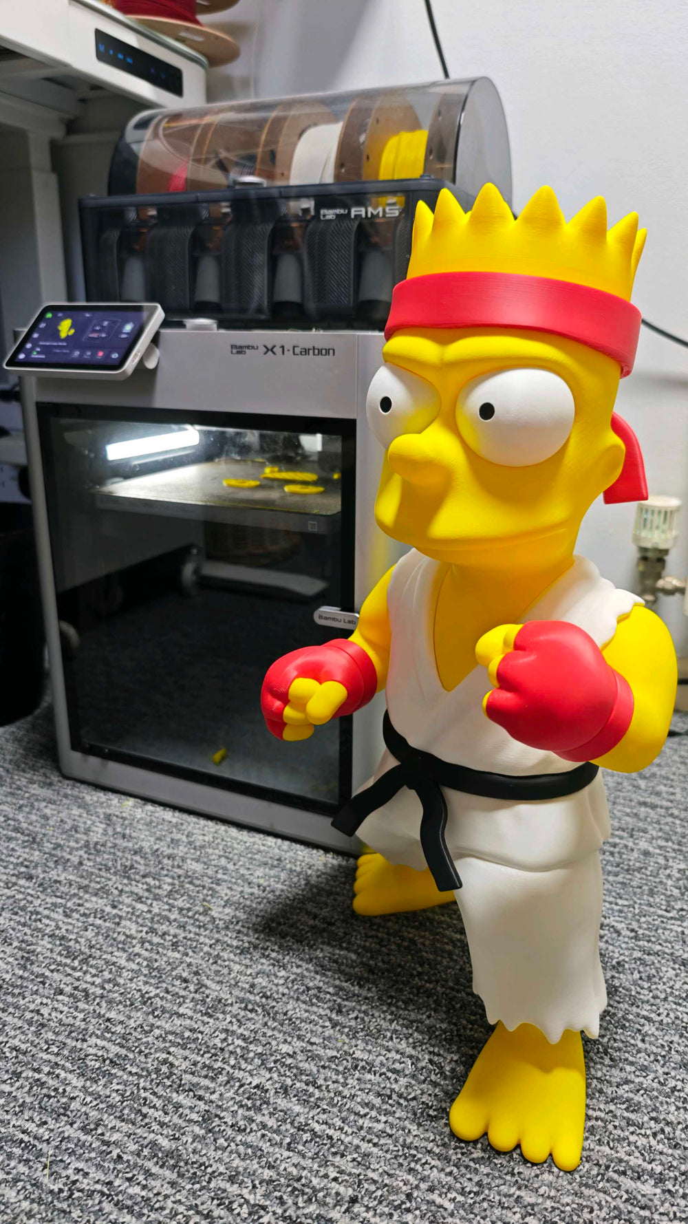 Bart Simpson Fighter Figure