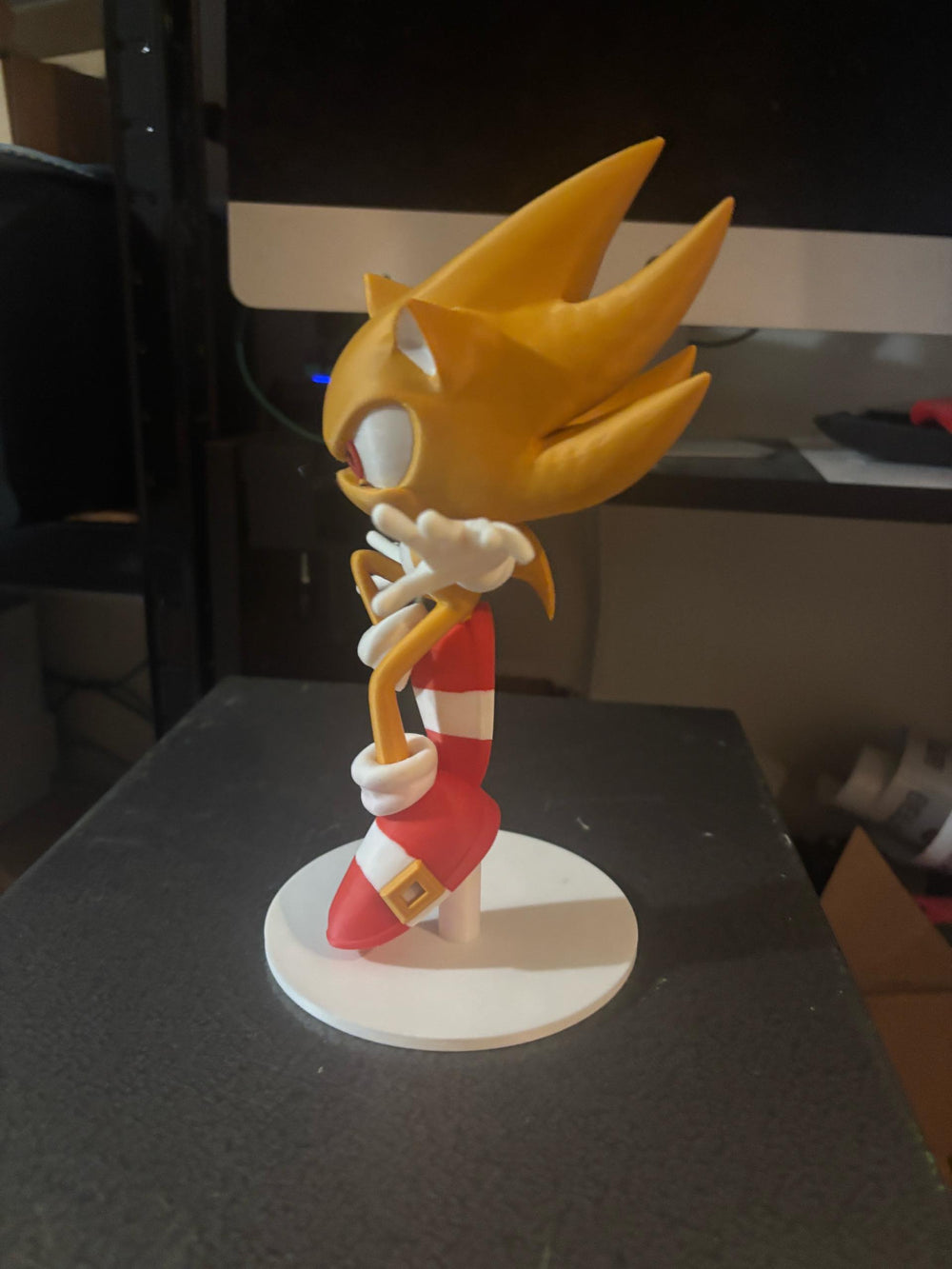 Yellow Super Sonic Figure