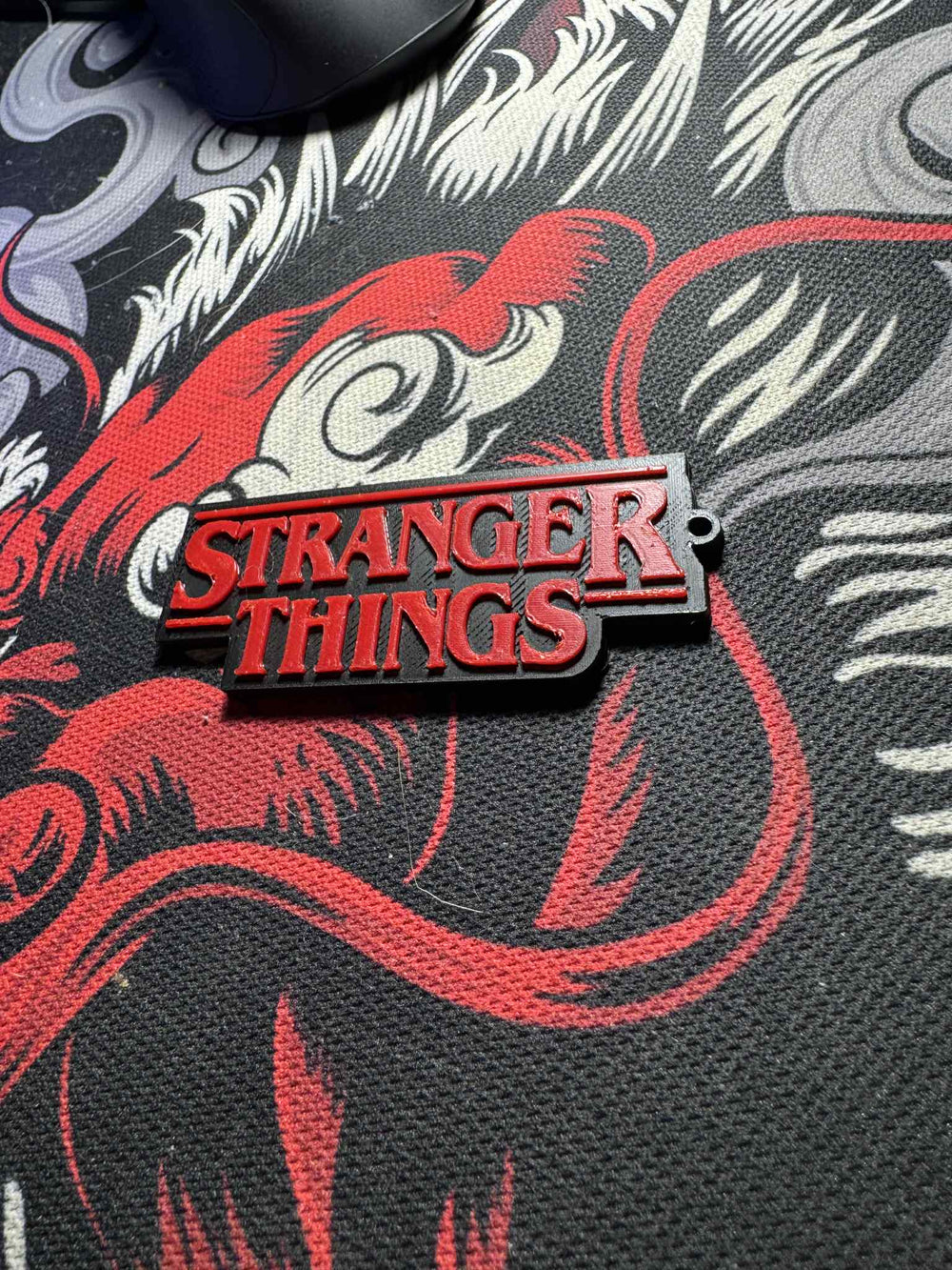 Stranger Things Logo Keychain