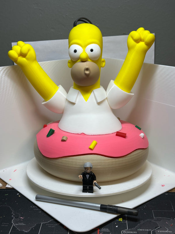 Homer Simpson Donut Chaos Figure