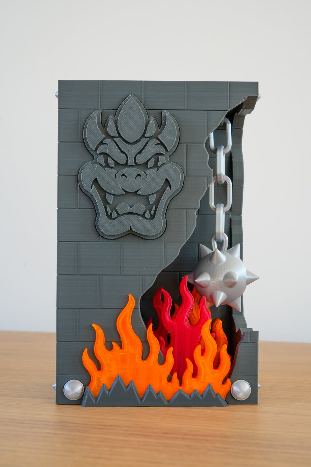 Bowser Broken Brick Display Figure