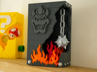 Bowser Broken Brick Display Figure