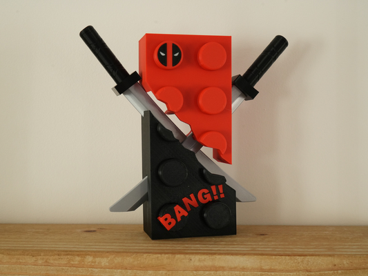 Deadpool Katana Display Stand – “BANG!! Edition”