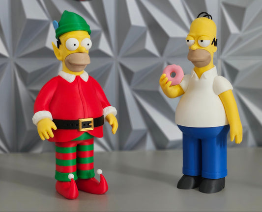 Homer Simpson Elf Figure