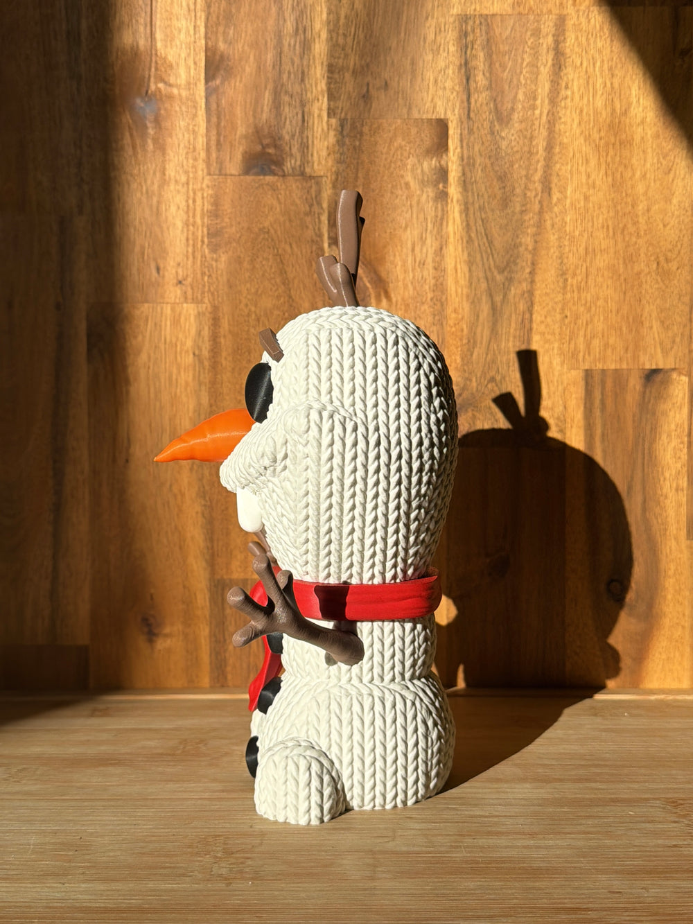 Olaf Knitted | Cozy Textured Snowman Figure