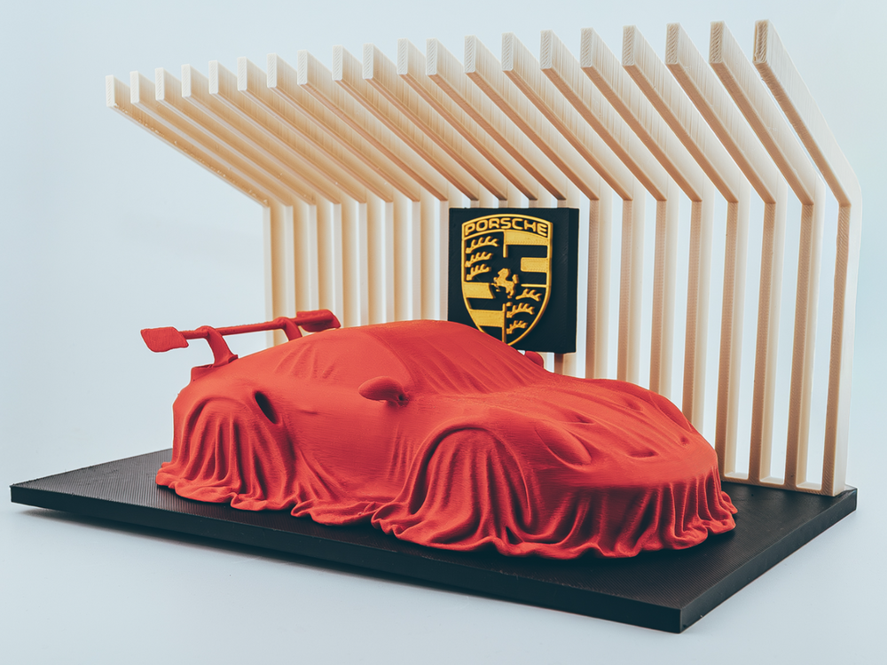 Covered Porsche 911 GT3 RS Figure