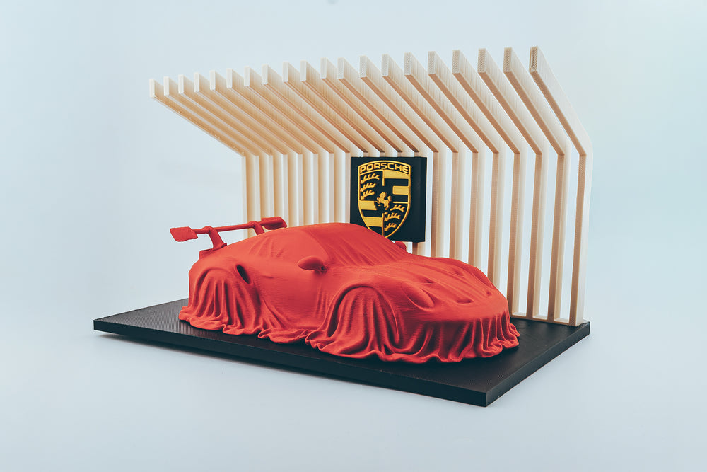 Covered Porsche 911 GT3 RS Figure