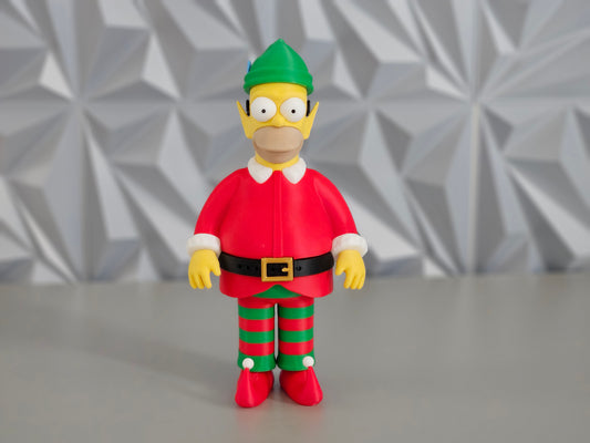 Homer Simpson Elf Figure