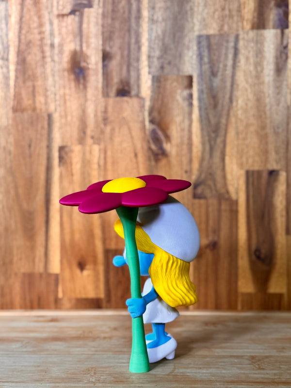 Smurfette with Flower Figure