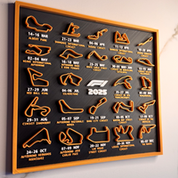 2025 Formula 1 Track Calendar
