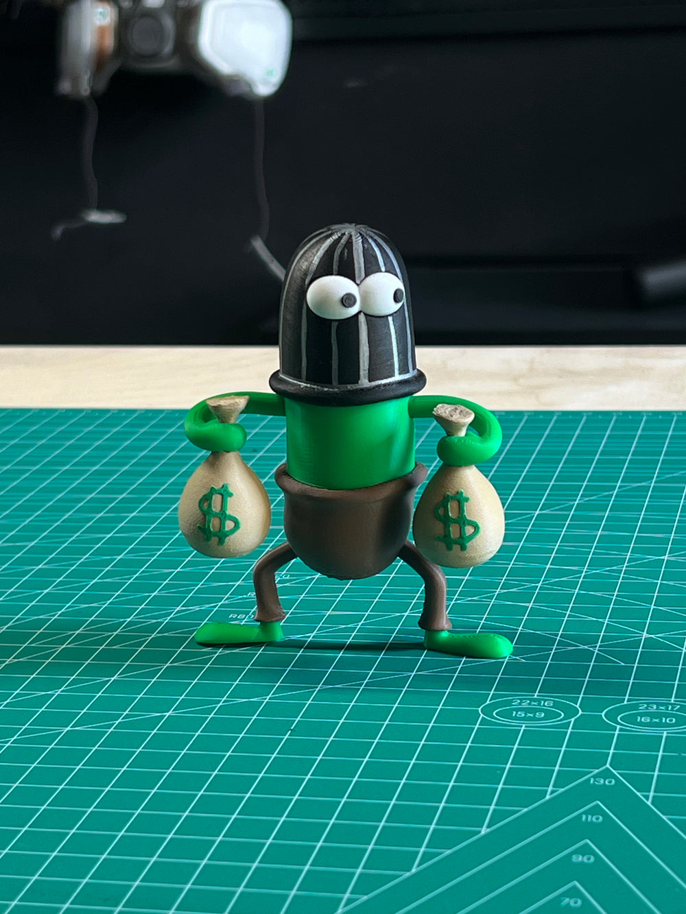 Plankton Money Heist Figure