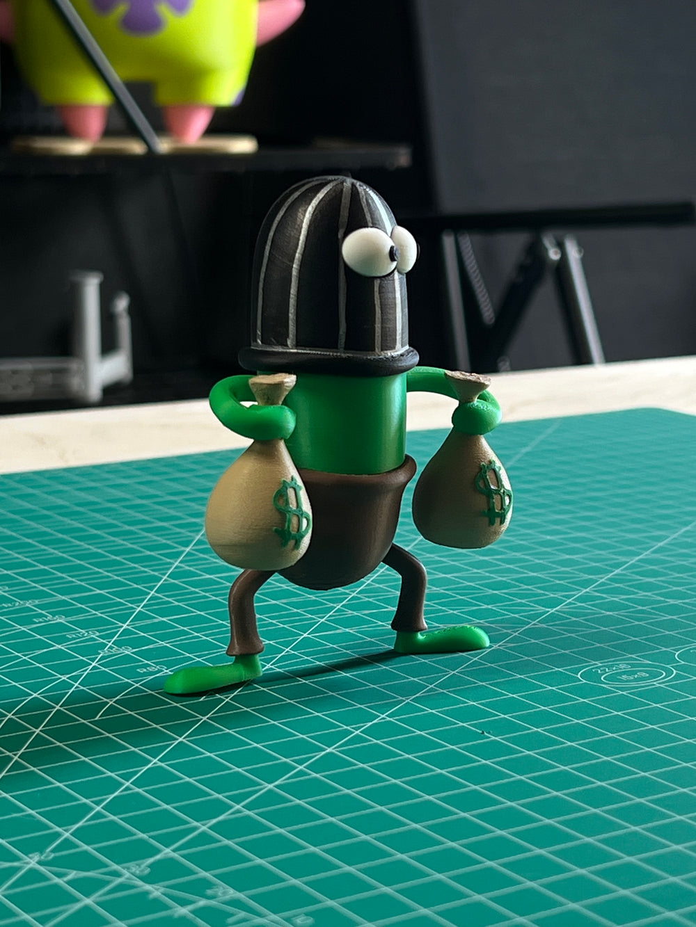 Plankton Money Heist Figure