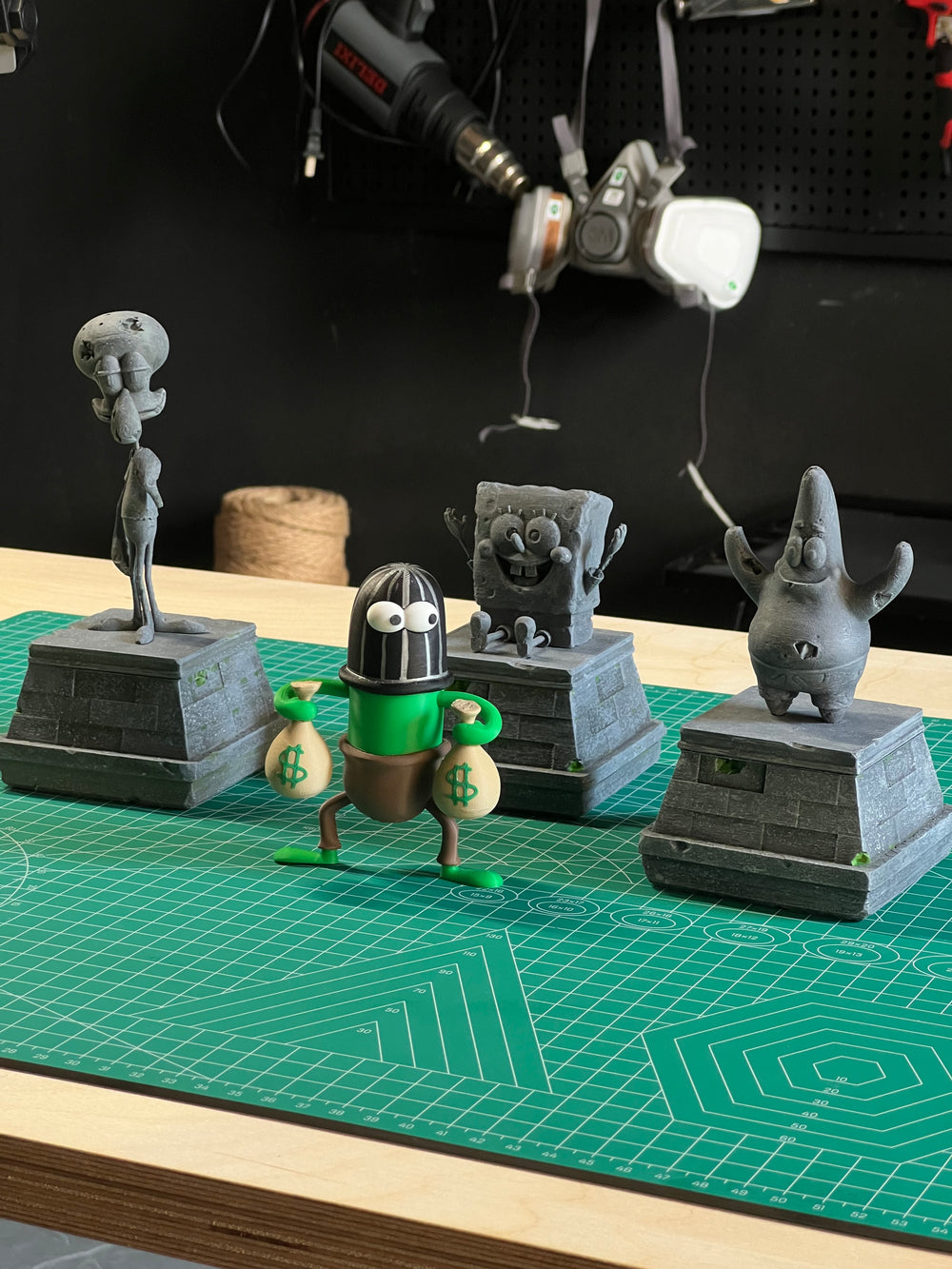 Plankton Money Heist Figure