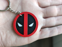 Deadpool Keychain 🔴🖤