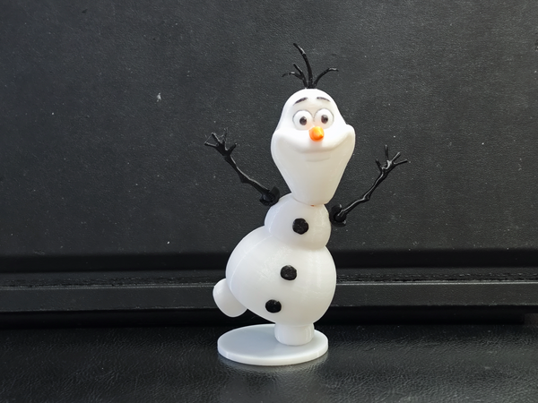 Articulated Olaf | Poseable Snowman Figure