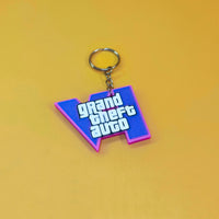 Grand Theft Auto VI Flat Keychain