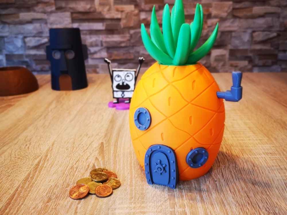Pineapple House Coin Bank (Bikini Bottom Style)