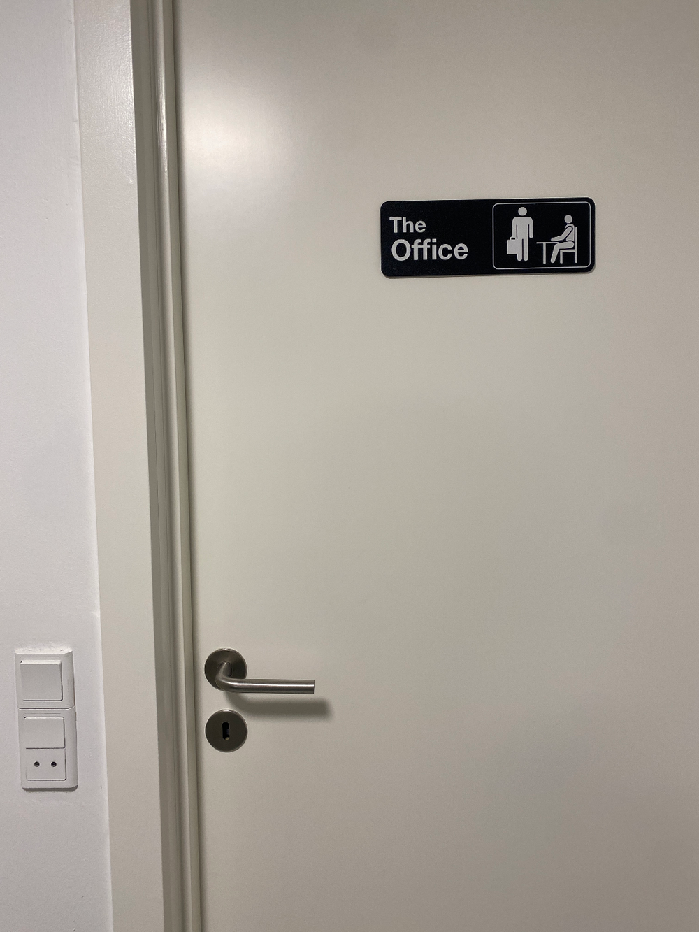 The Office Door Sign