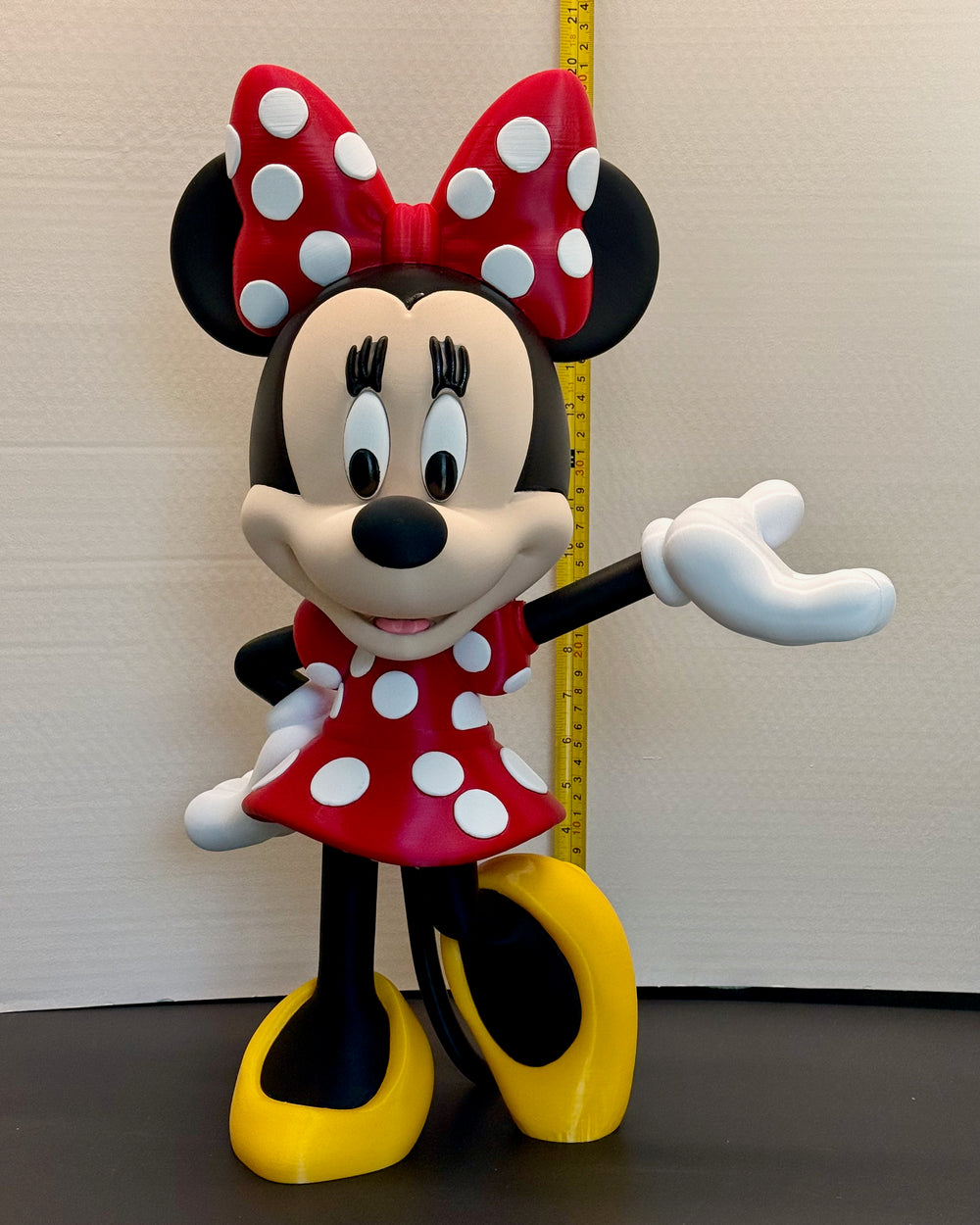 Minnie Mouse Figure – Classic Polka Dot Style