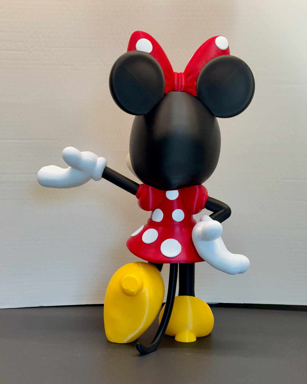 Minnie Mouse Figure – Classic Polka Dot Style