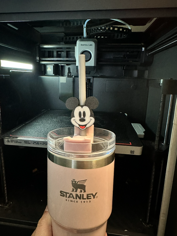 Mickey Face Straw Topper – Classic Edition