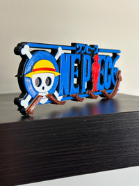 One Piece Logo Display Sign
