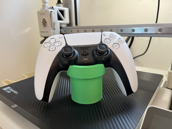 Mario Warp Pipe PS5 Controller Stand