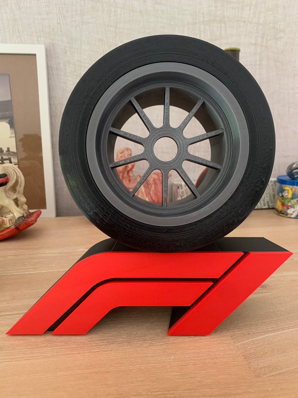 Formula 1 Tire Display Stand